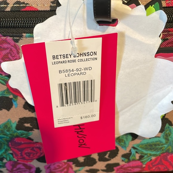 COPY - BETSEY JOHNSON Leopard Rose Collection Travel Bag, NWT - Picture 5 of 12